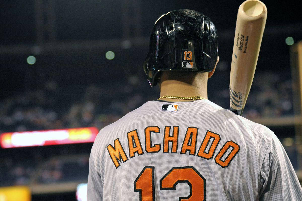 Manny Machado Back Game Photo Wallpaper