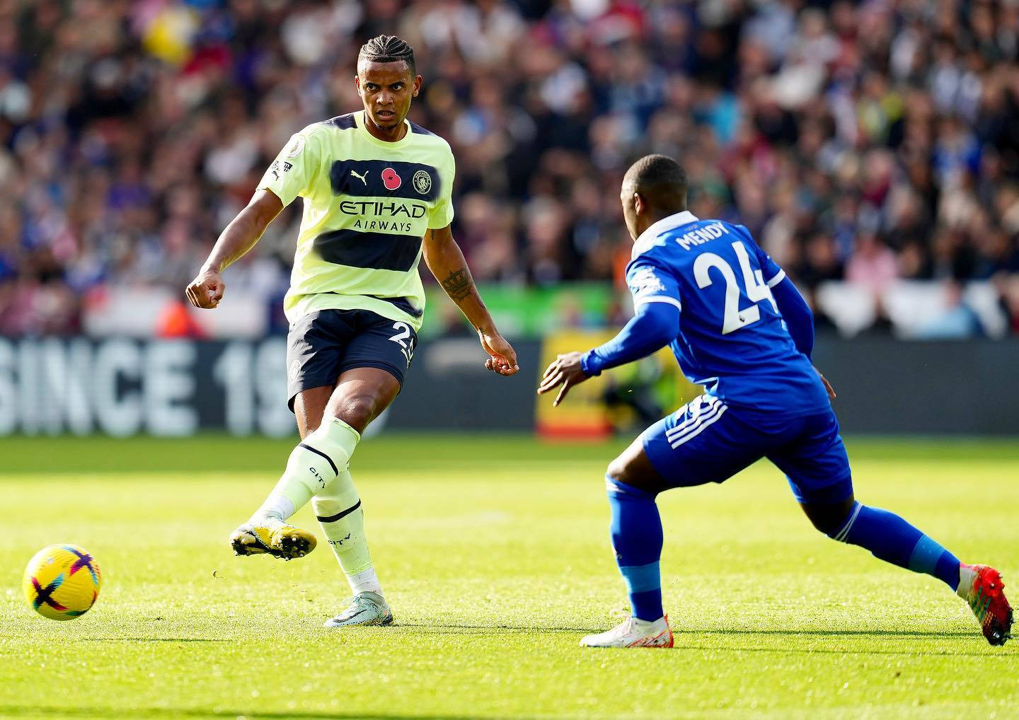 Manuel Akanji After Kicking The Ball Wallpaper