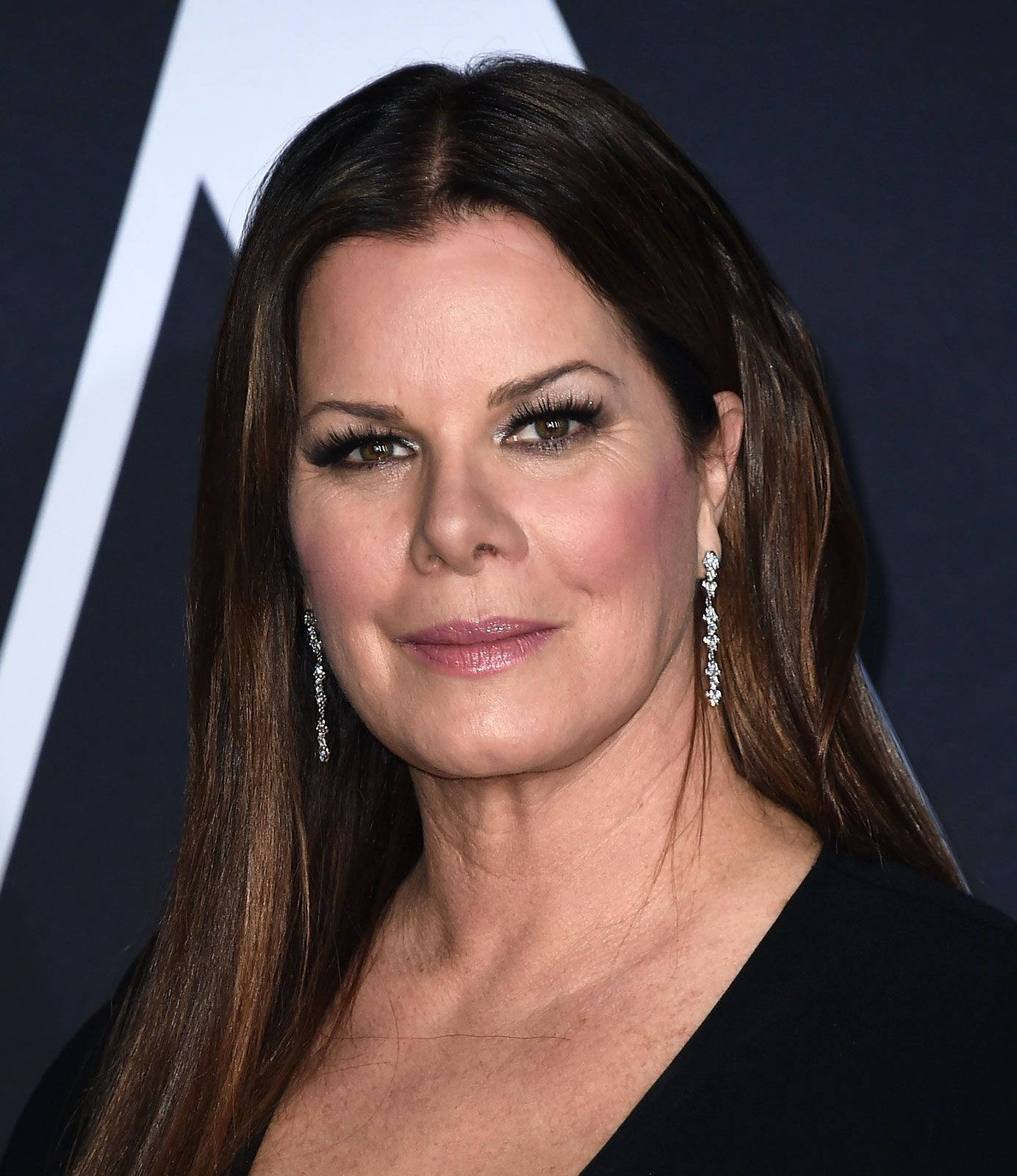 Marcia Gay Harden Exuding Elegance In A Portrait Session Wallpaper