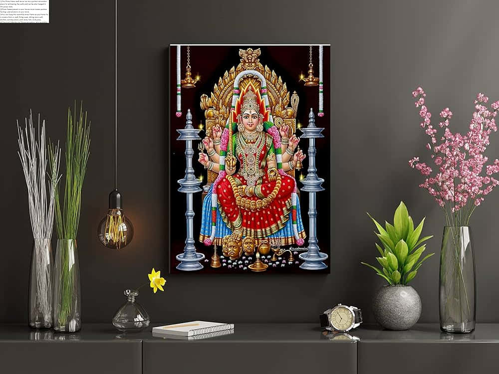 Mariamman Hindu Goddess Art Wallpaper