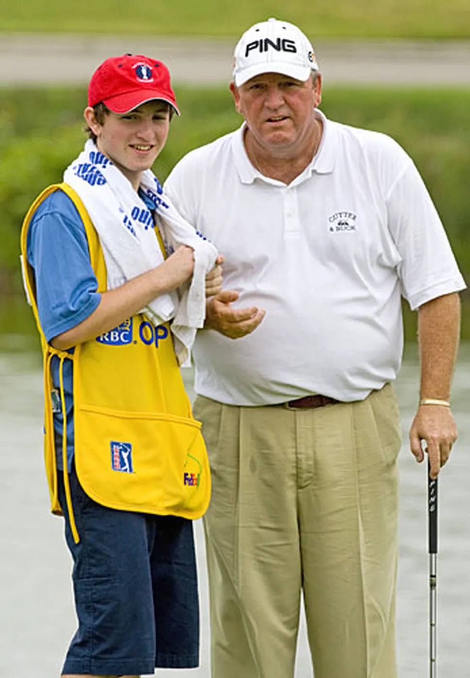 Mark Calcavecchia And His Son Wallpaper