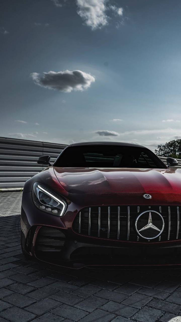 Maroon Amg Gt R Wallpaper