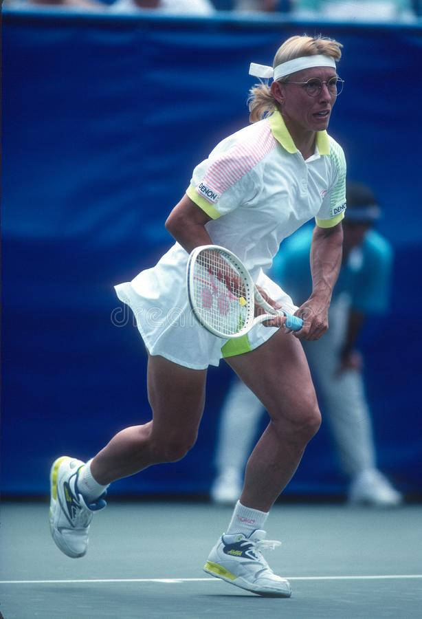 Martina Navratilova In Action Wallpaper