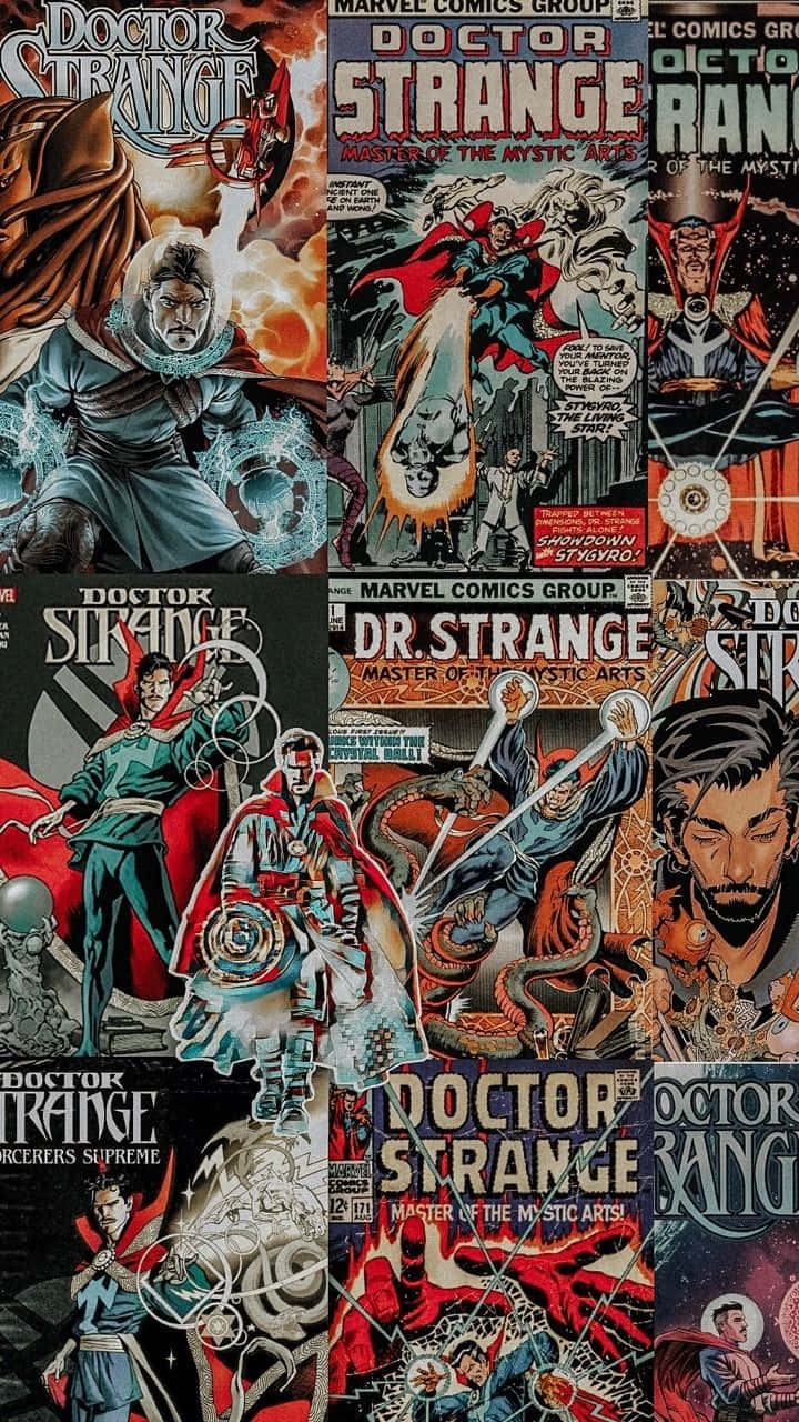 Marvel Comic Book Collage Wallpaper