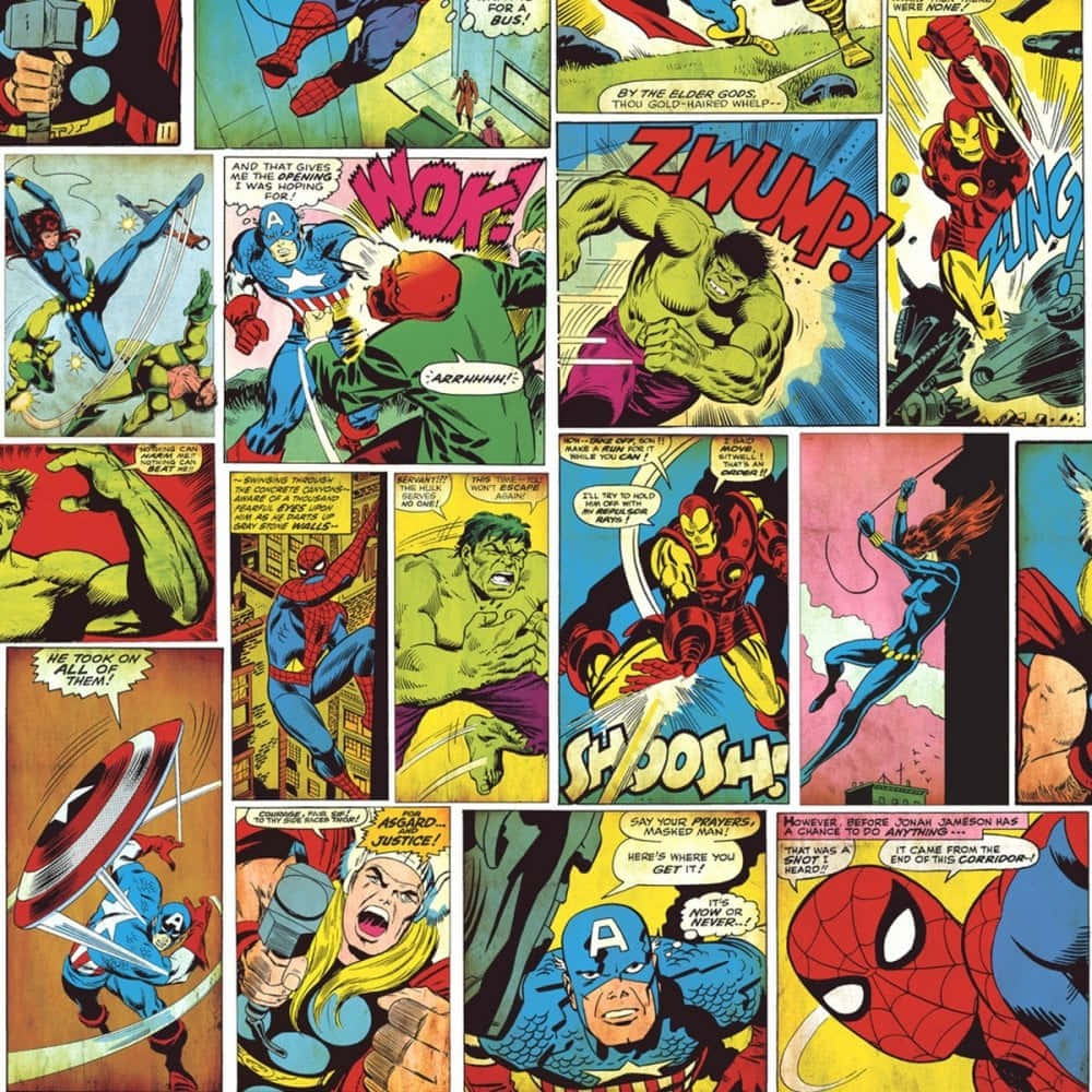 Marvel Comics Comics - Avengers - Hulk - Spiderman - Avengers - Wallpaper