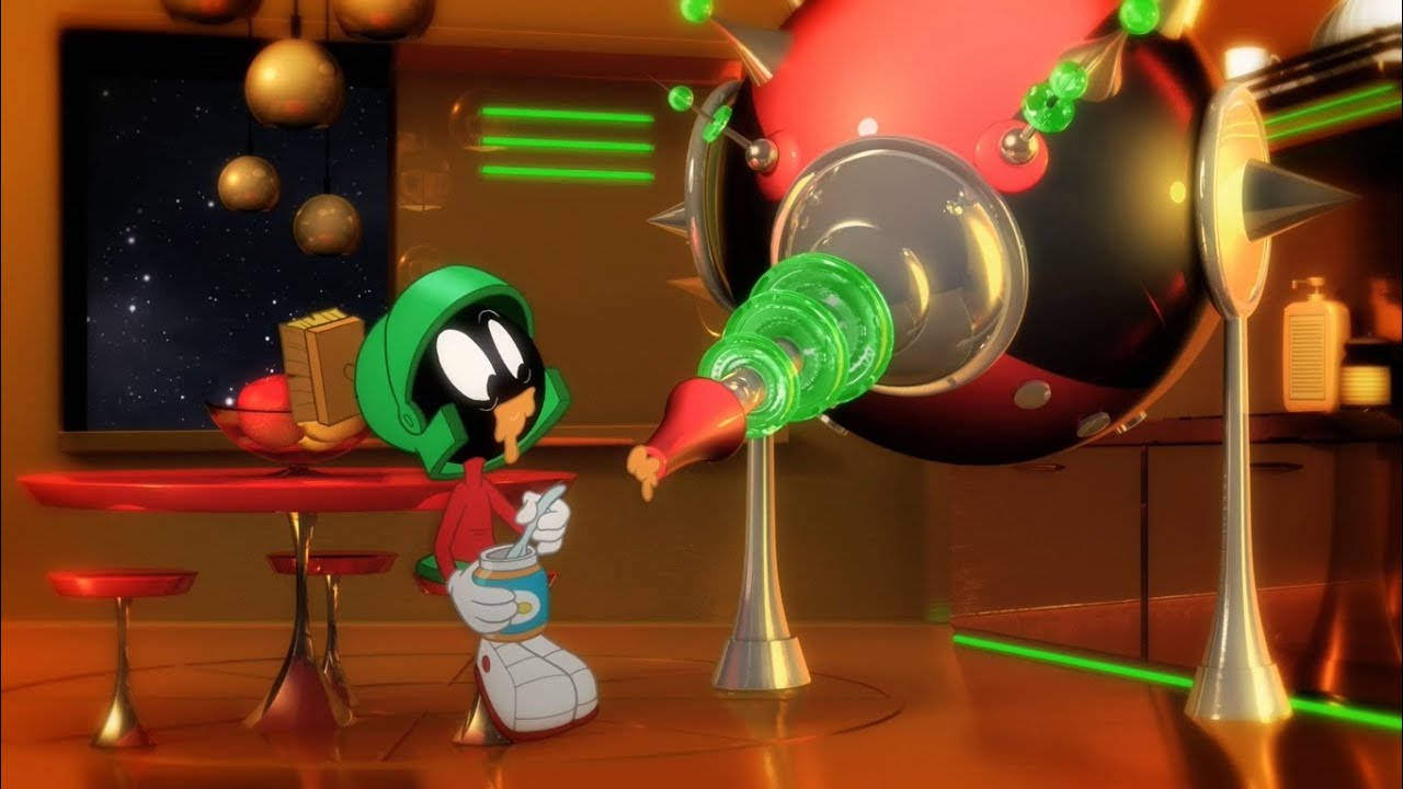 Marvin The Martian Big Laser Gun Wallpaper