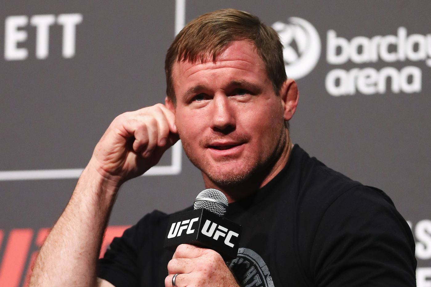 Matt Hughes Speaking During Pre-fight Wallpaper