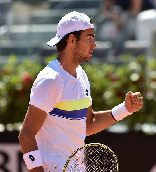 Matteo Berrettini Fist Pump Wallpaper