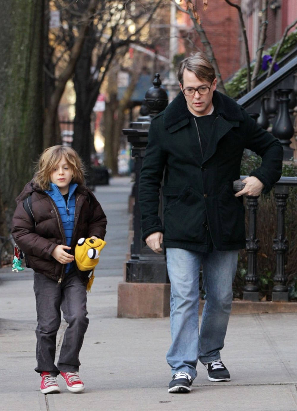 Matthew Broderick With Son Wallpaper