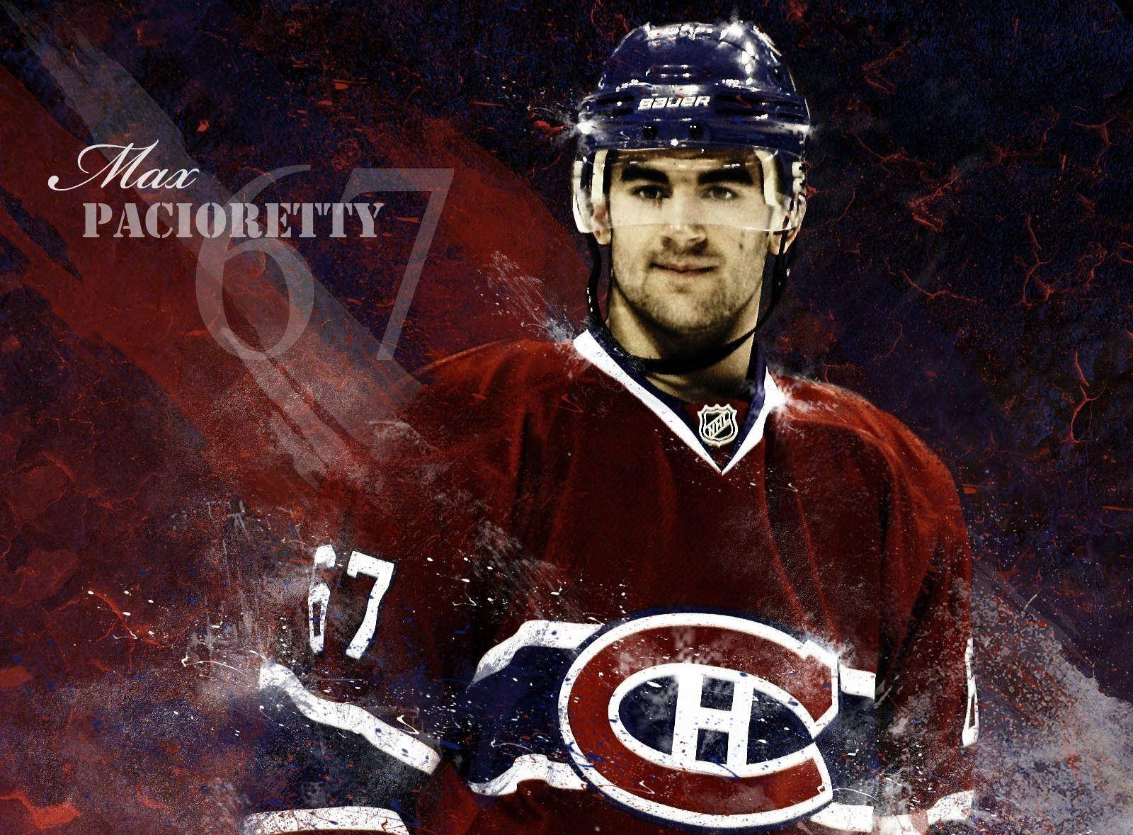 Max Pacioretty Graphic Art Hockey Wallpaper