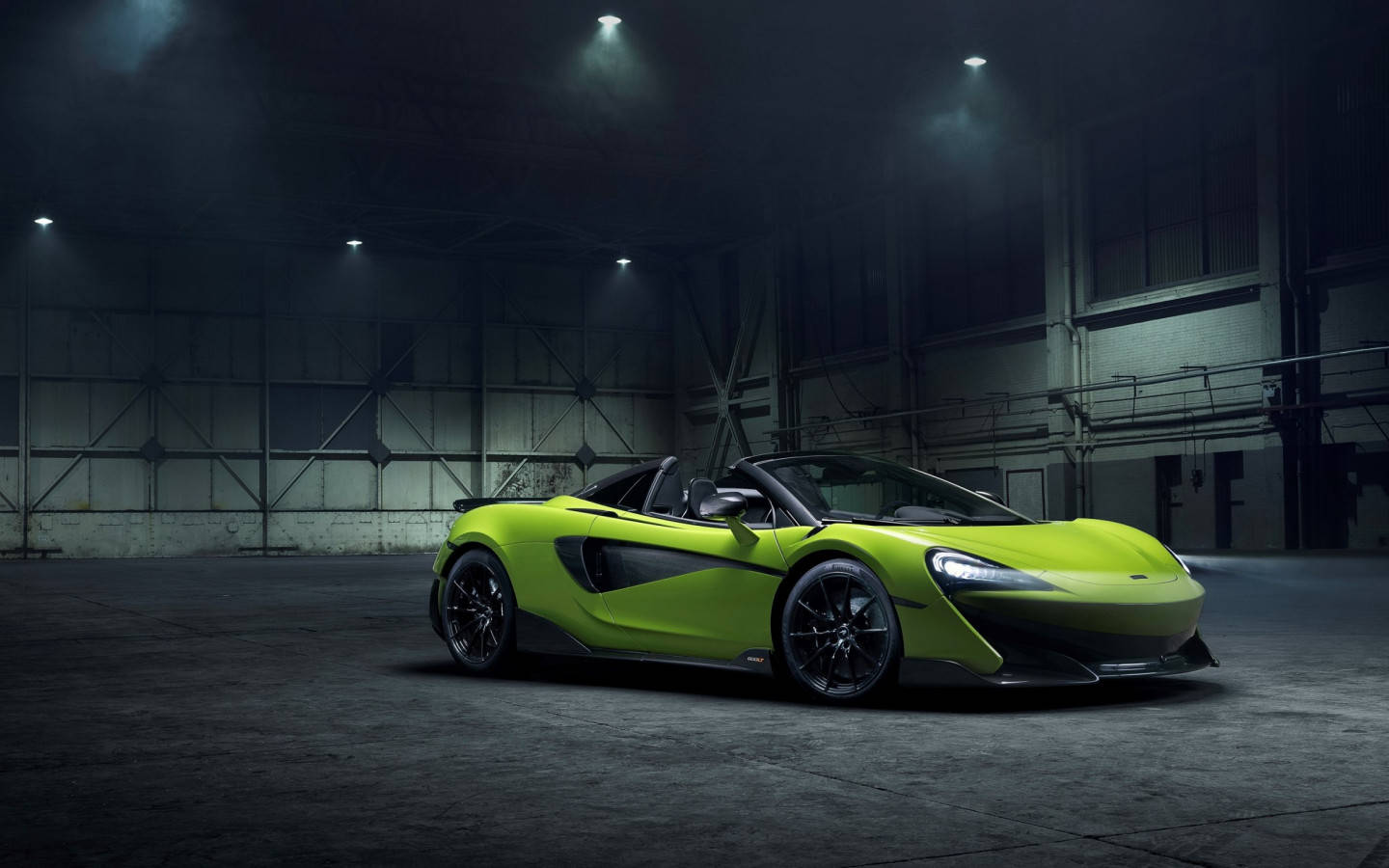 Mclaren Spyder Warehouse Photoshoot Wallpaper