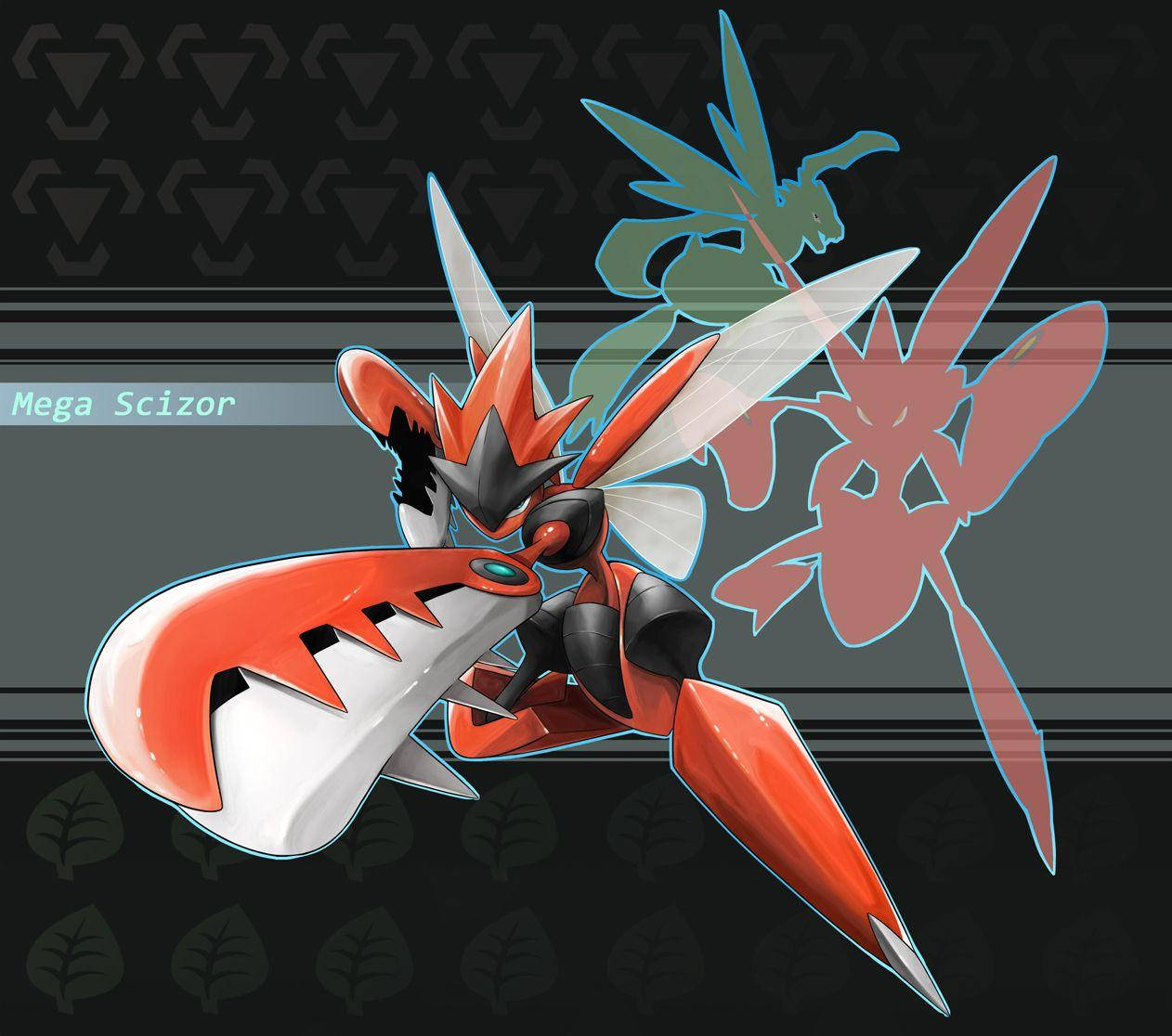 Mega Scizor Evolution Wallpaper