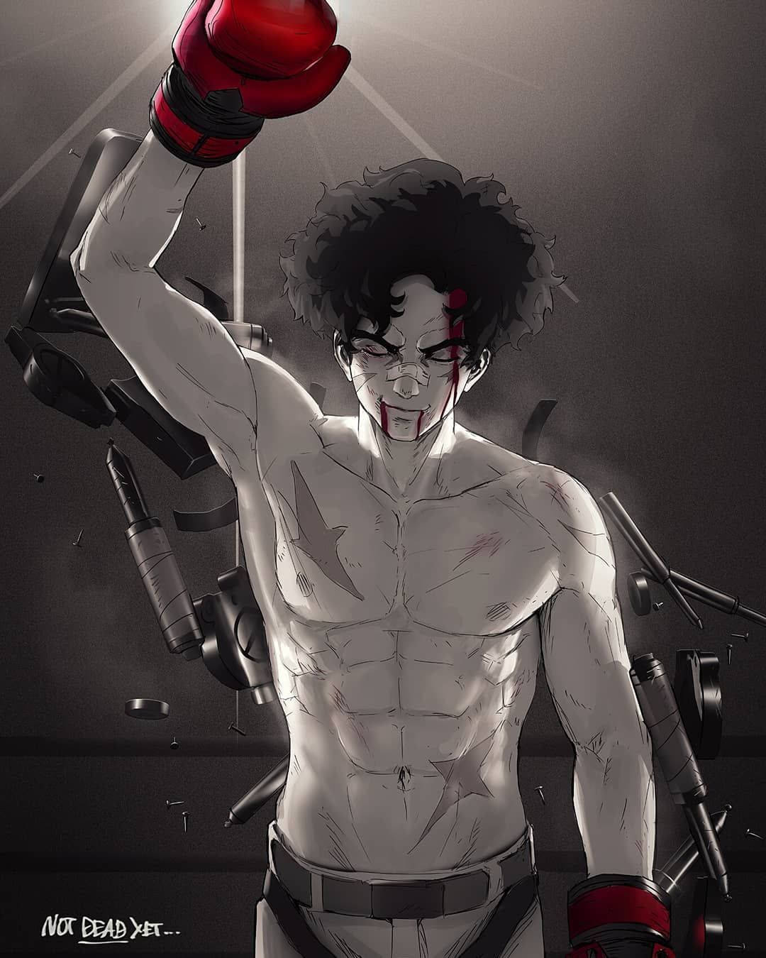 Megalo Box Victory Pose Wallpaper