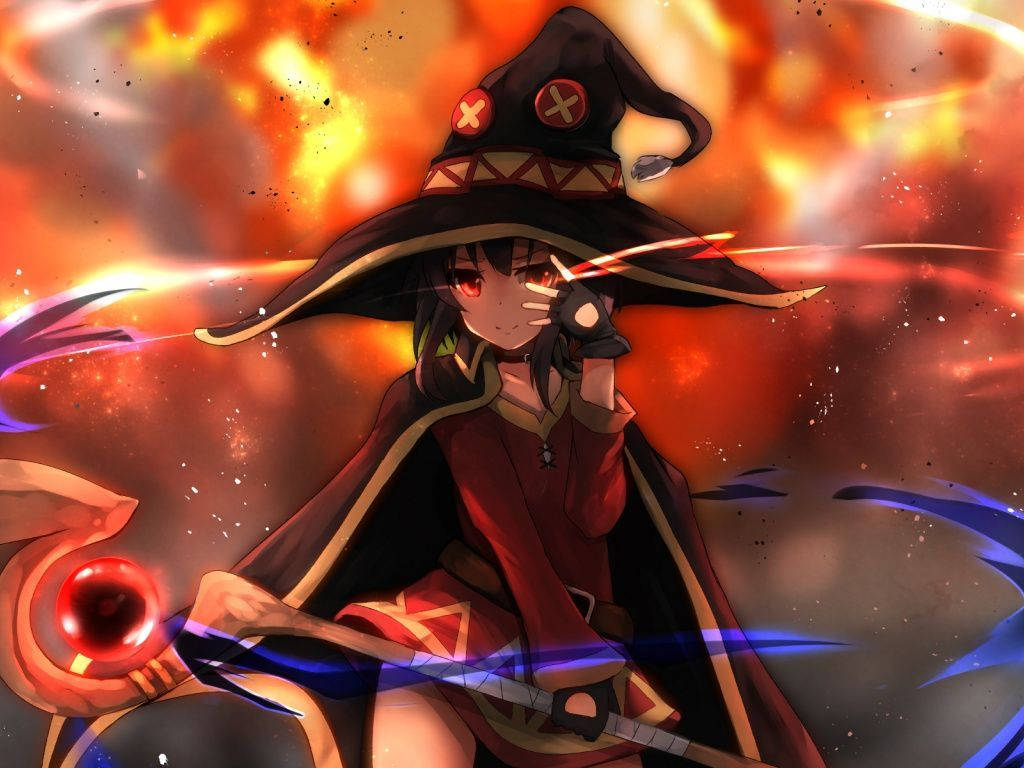 Megumin Digital Art Poster Wallpaper