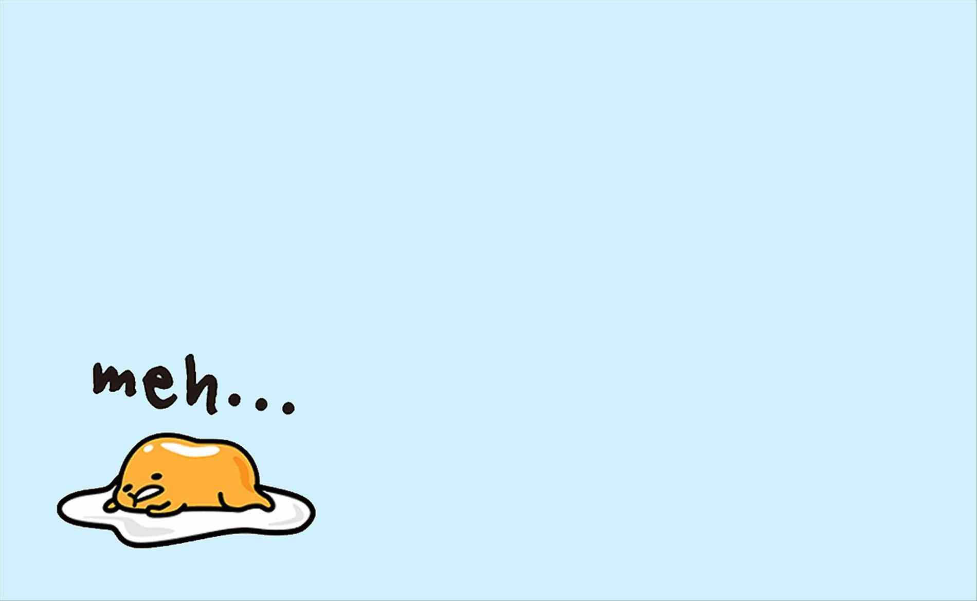 Meh Gudetama Aesthetic Wallpaper