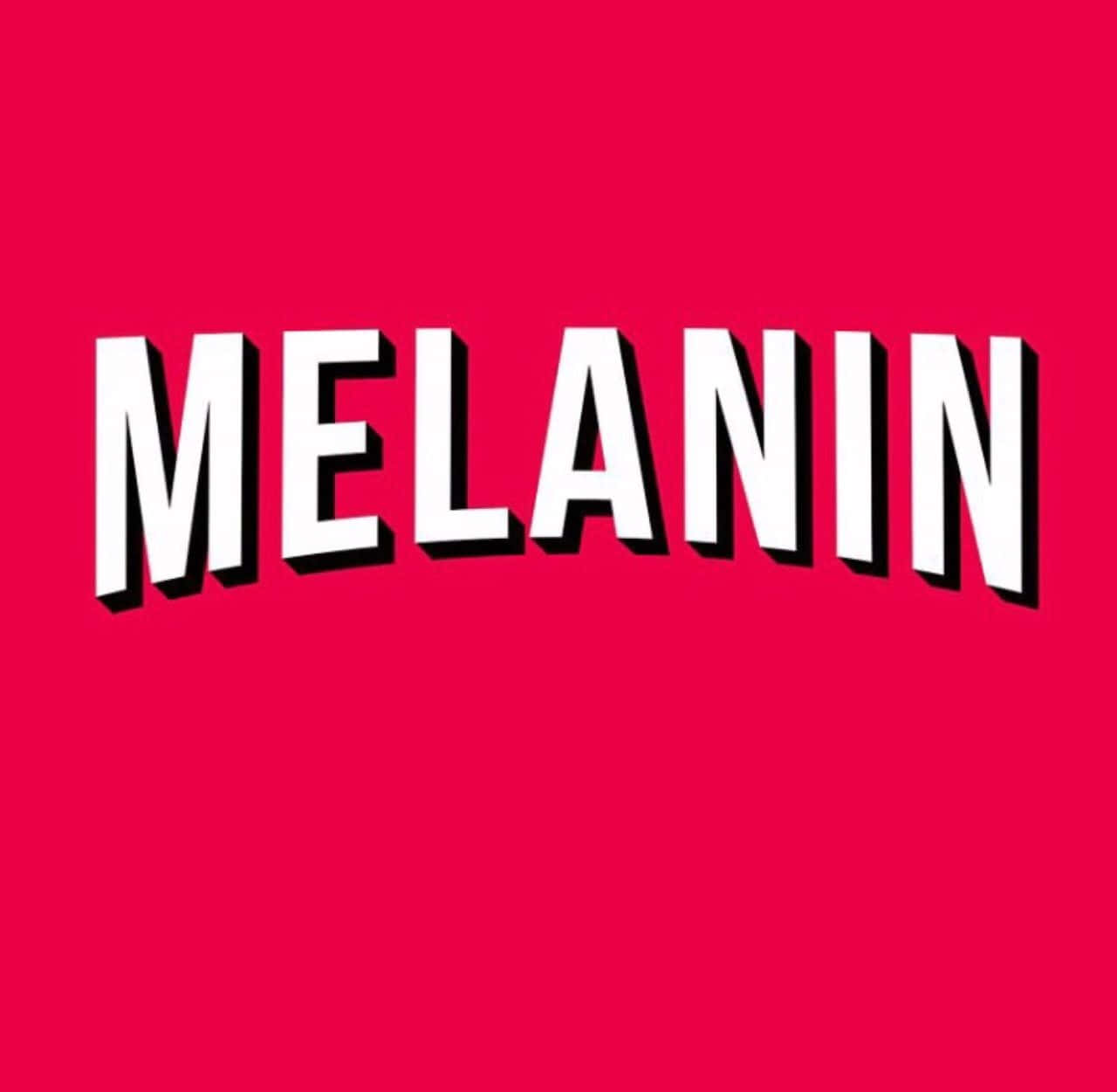 Melanin Lettering On Pink Wallpaper