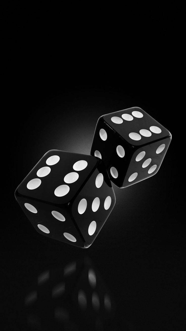 Men Phone Two Black Dice Wallpaper