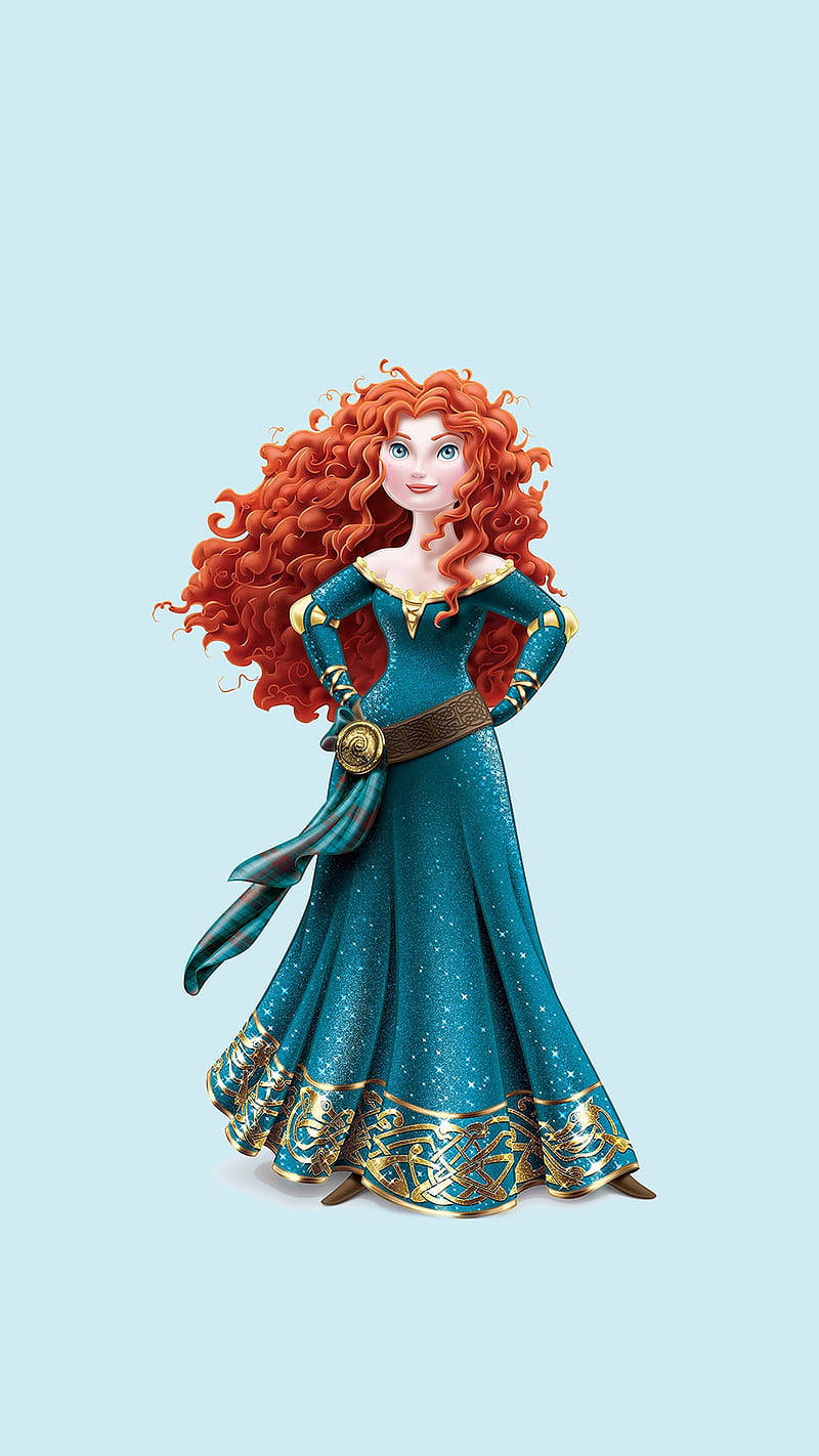 Merida In Brave Disney Iphone Wallpaper