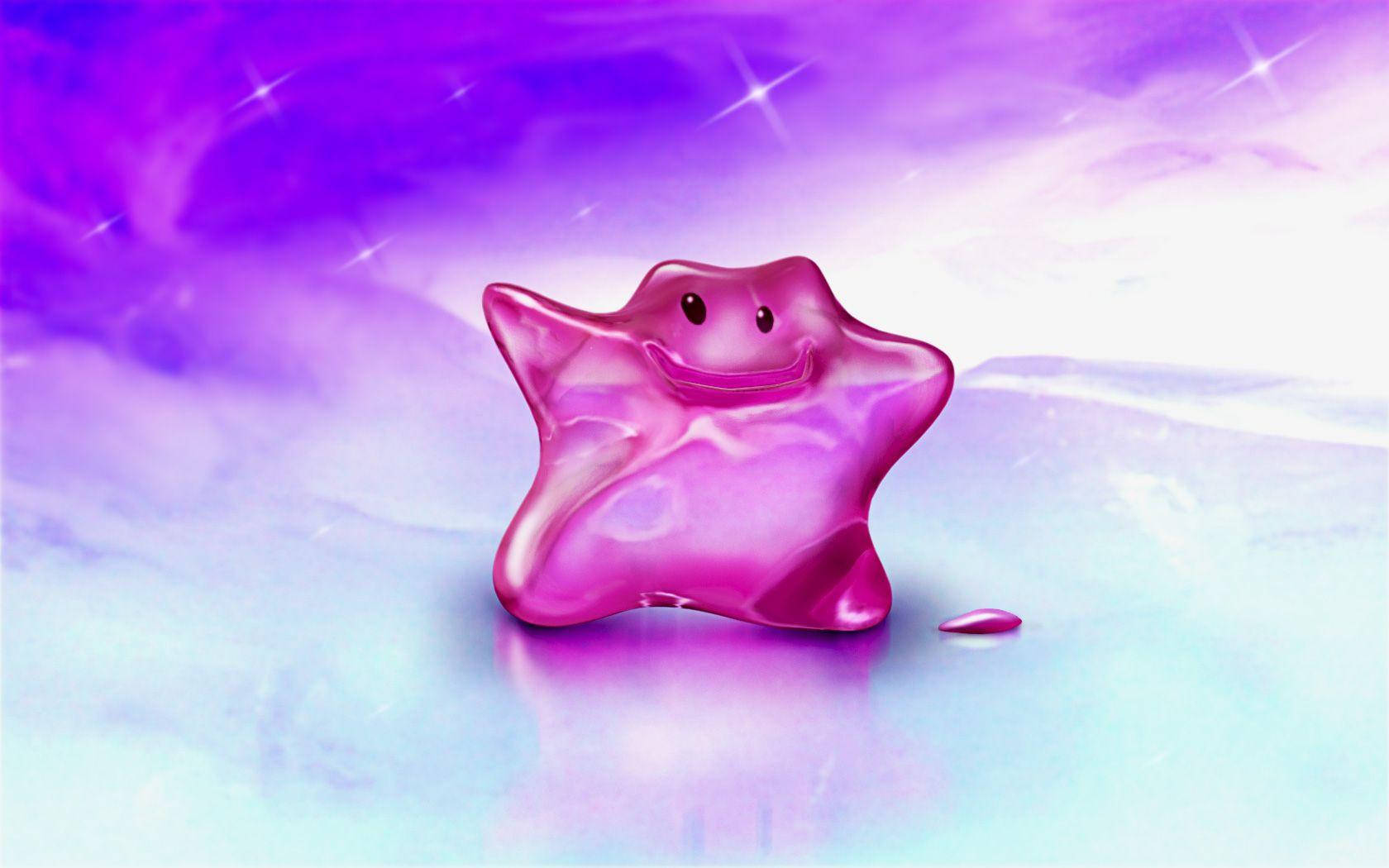 Mesmerizing Purple Ditto In Digital Art Form Wallpaper