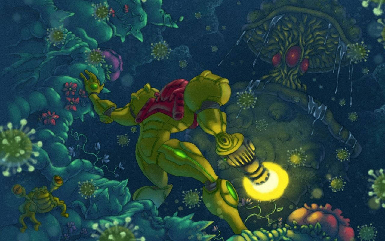 Metroid The Lair Wallpaper