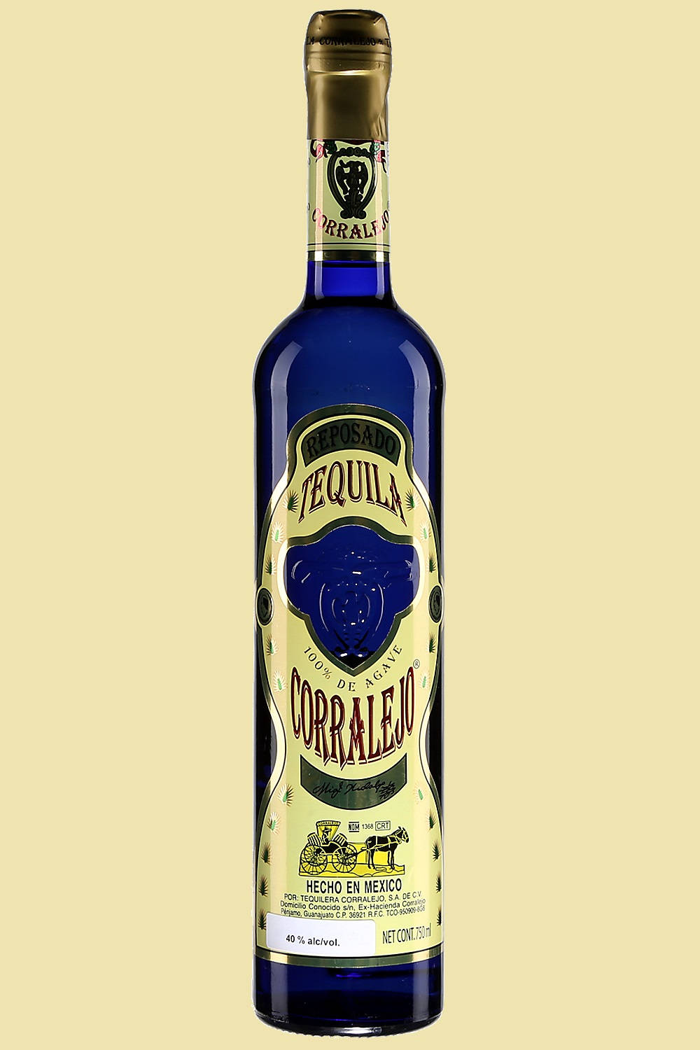 Mexican Corralejo Reposado Tequila Blue Wallpaper