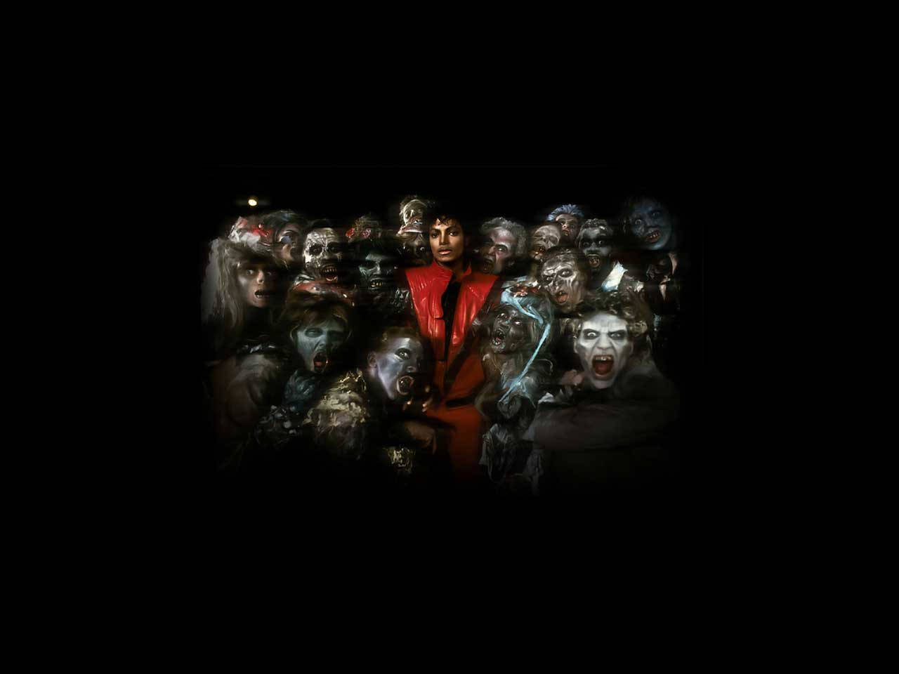 Michael Jackson Thriller Poster Wallpaper