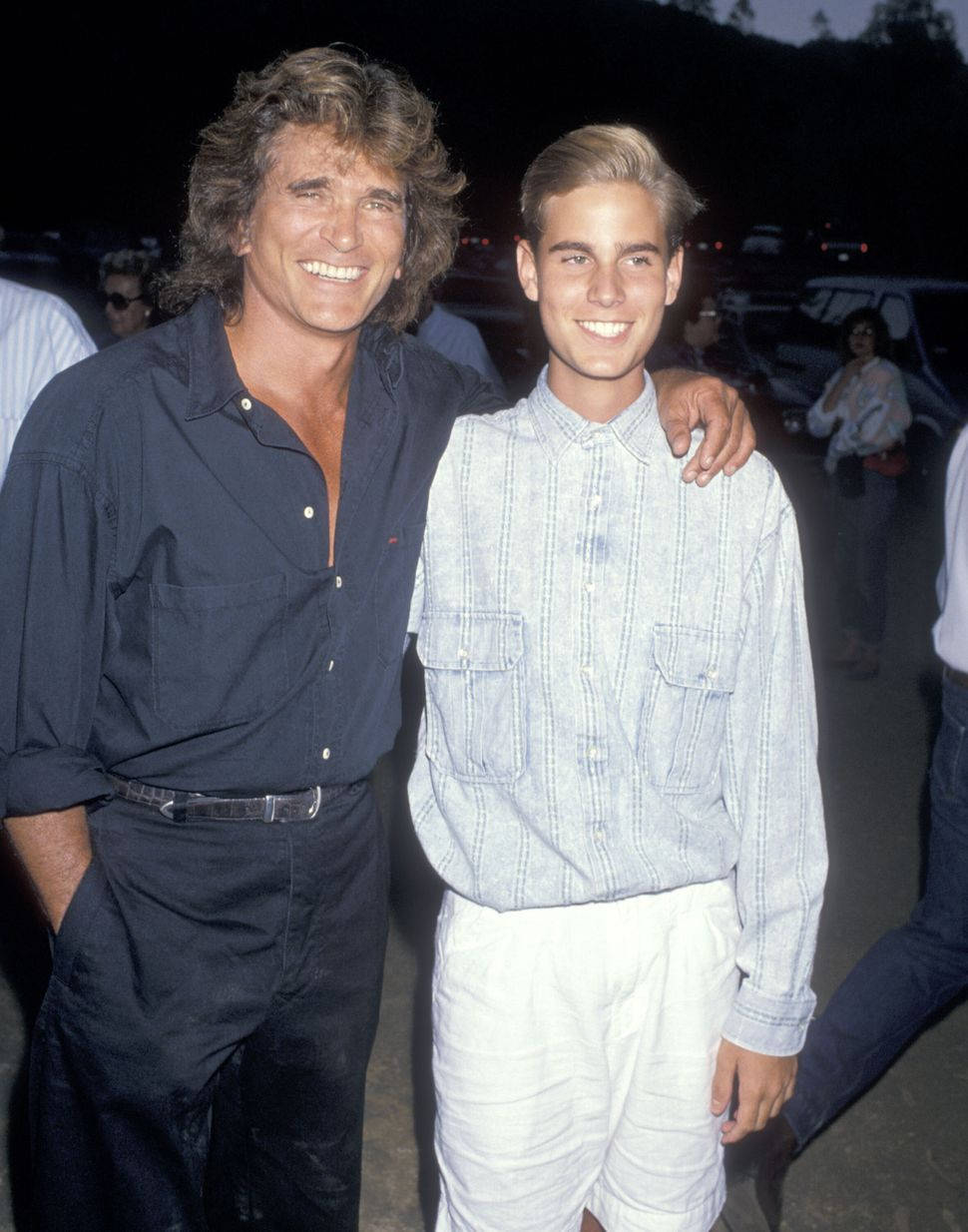 Michael Landon And Christopher Landon Wallpaper