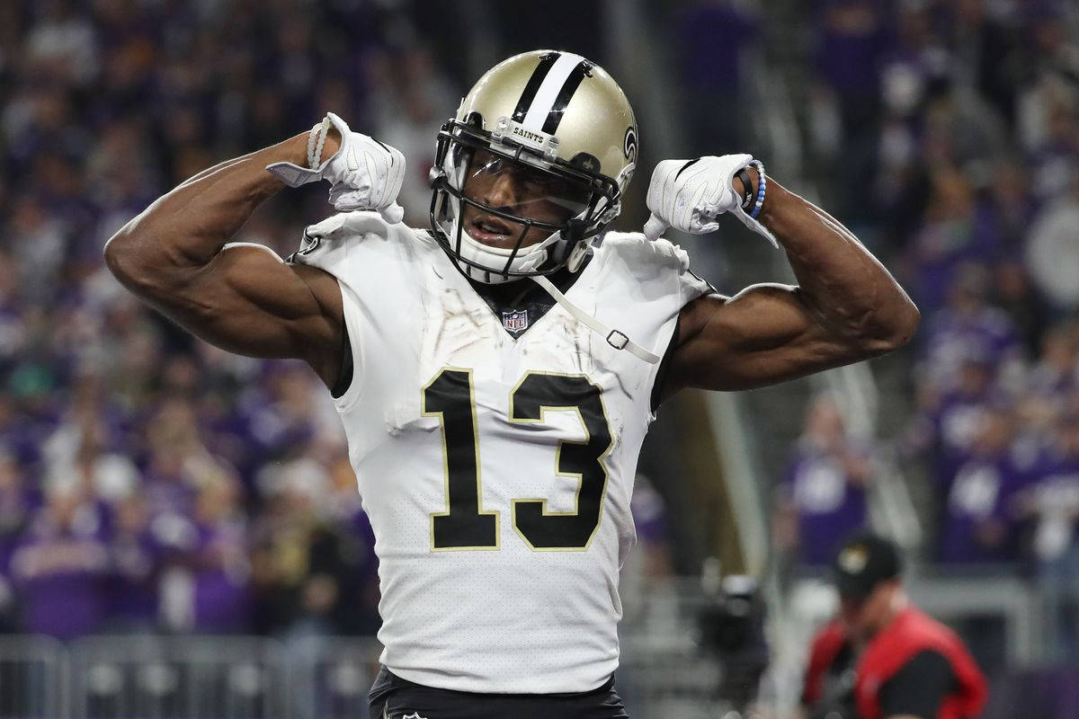 Michael Thomas Flexing Wallpaper