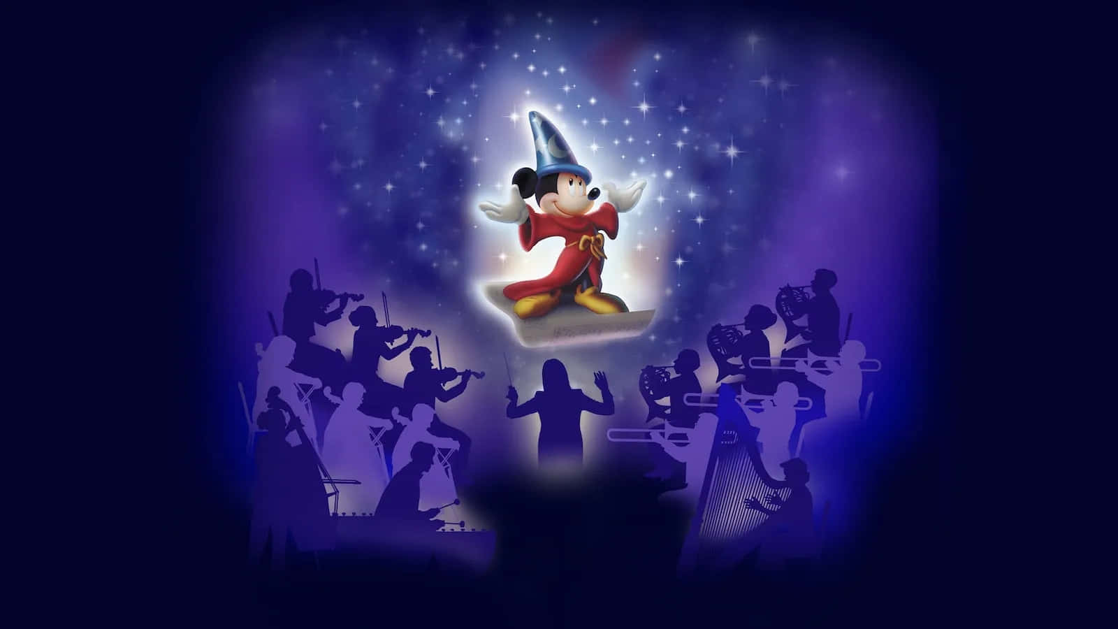 Mickey Mouse Sorcerers Apprentice Fantasia Wallpaper