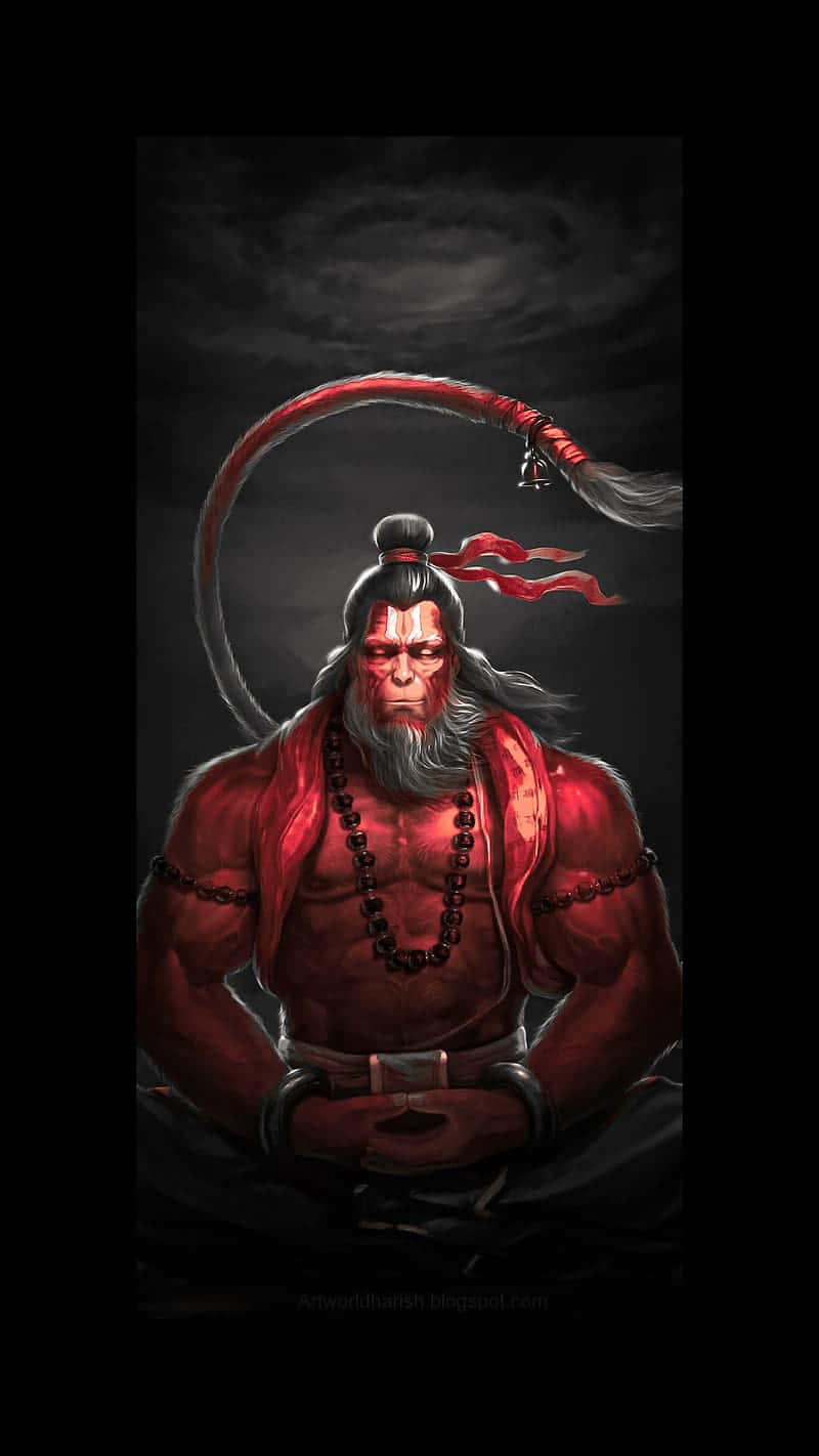 Mighty_ Hanuman_ Artwork Wallpaper