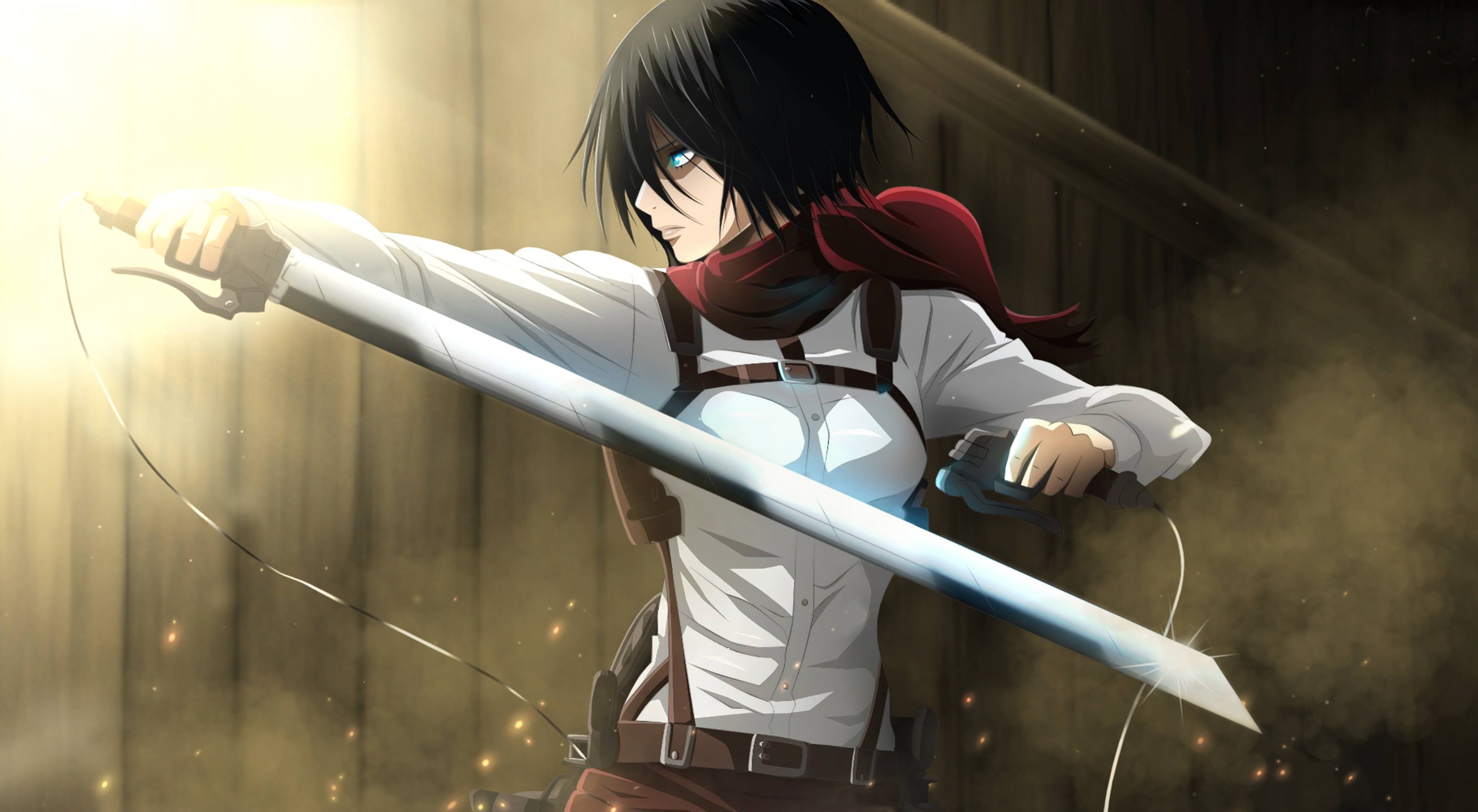 Mikasa Ackerman Attack On Titans 4k Wallpaper