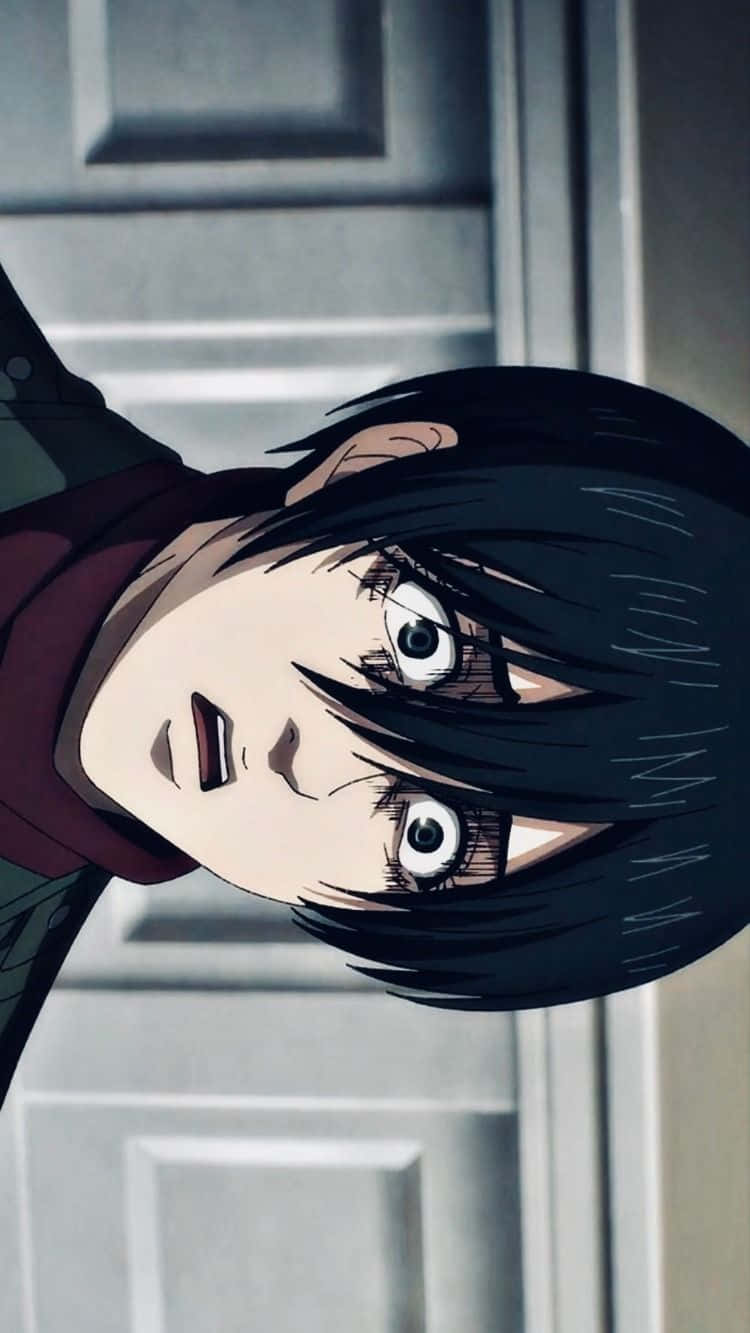 Mikasa Ackerman Season4 Intense Look Wallpaper