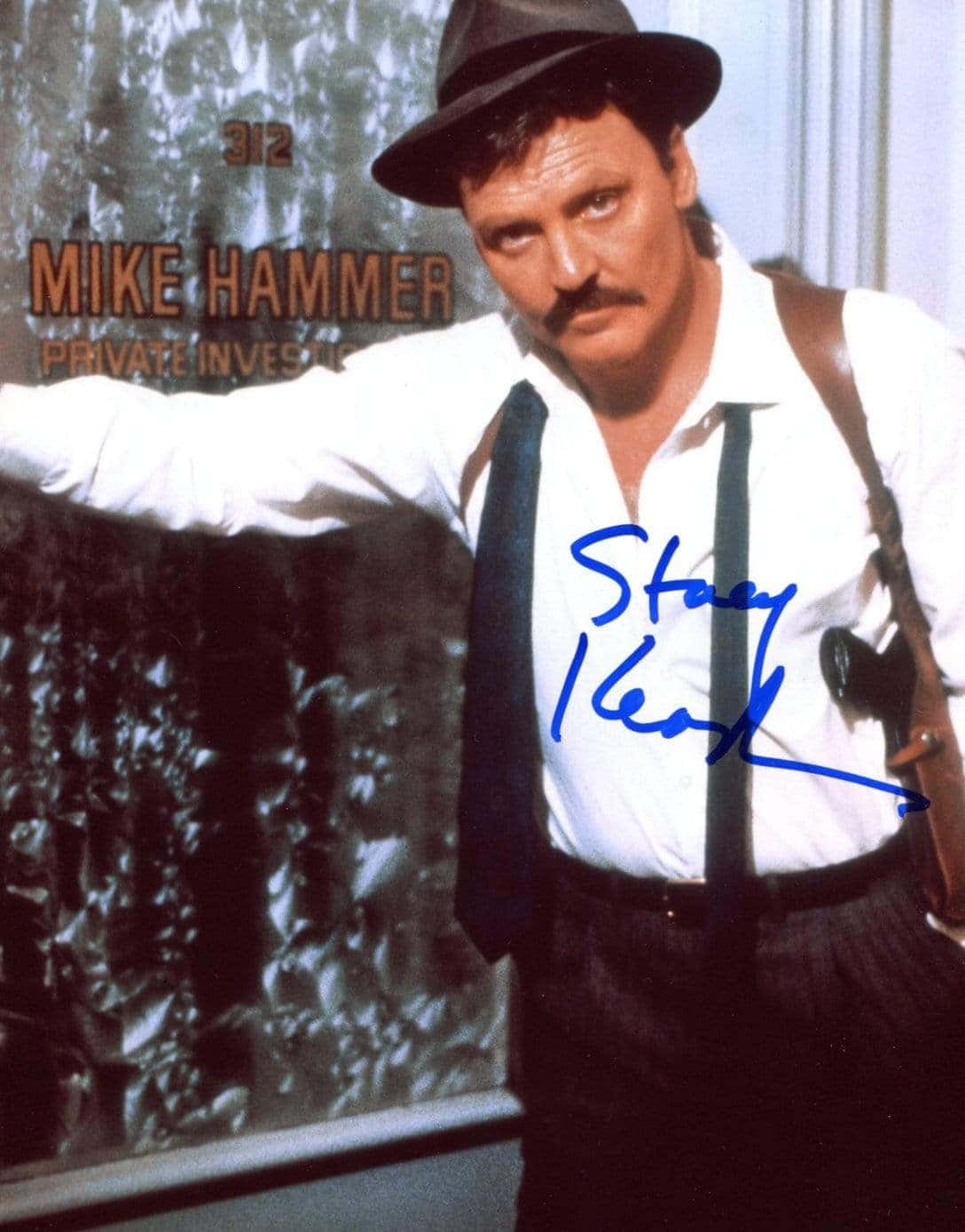 Mike Hammer Private Investigator Stacy Keach Autograph Wallpaper