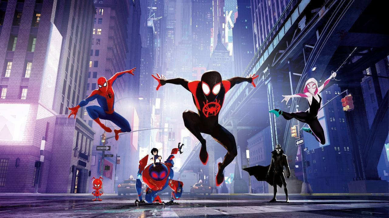 Miles Morales Takes The Fight In Into The Spider Verse! Wallpaper