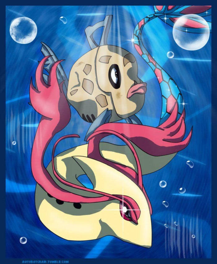 Milotic Feebas Bubbles Wallpaper