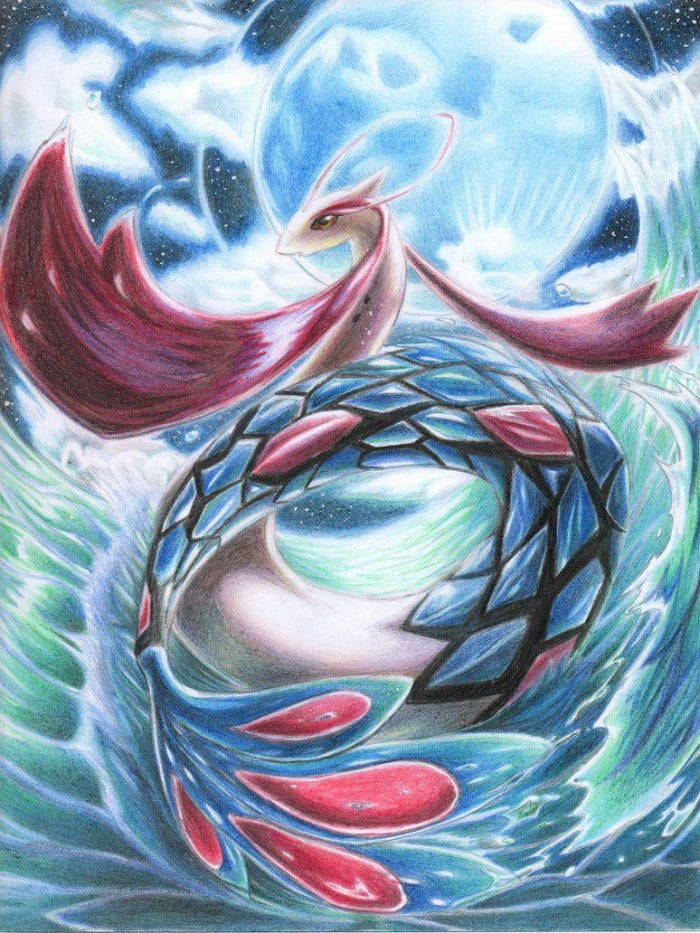 Milotic Large Tail Wallpaper