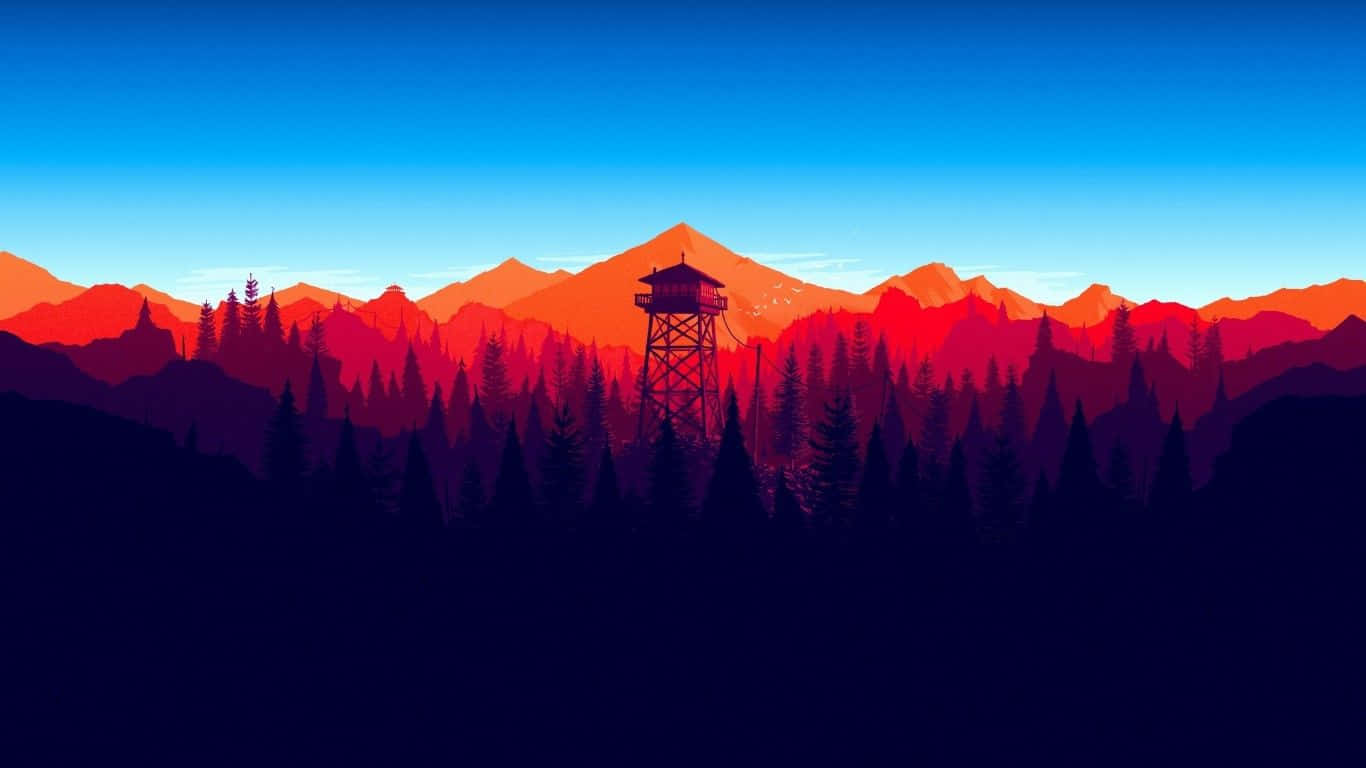 Minimalist 1366x768 Graphic Wallpaper