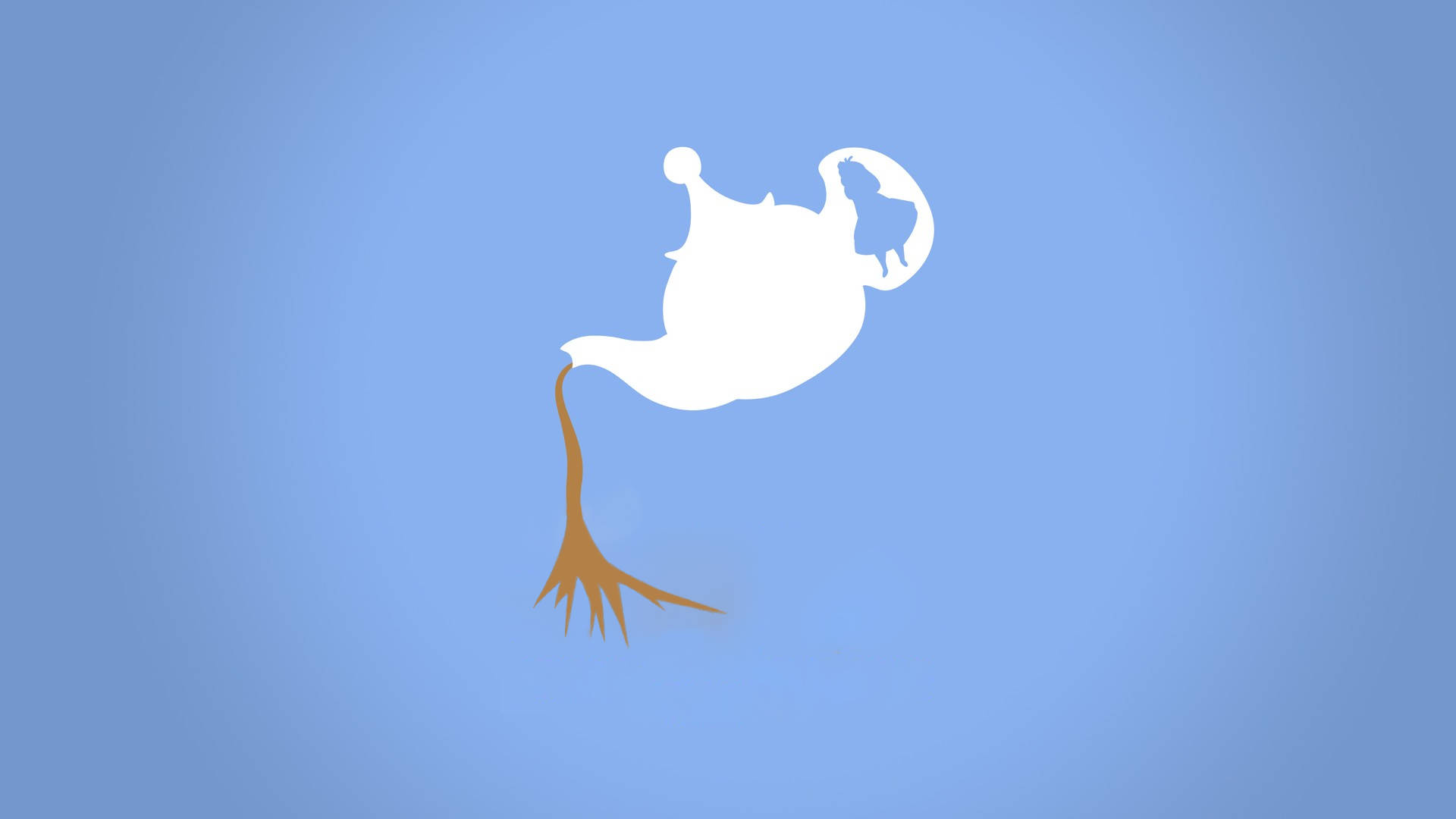 Minimalist Disney Aladdin Laptop Wallpaper