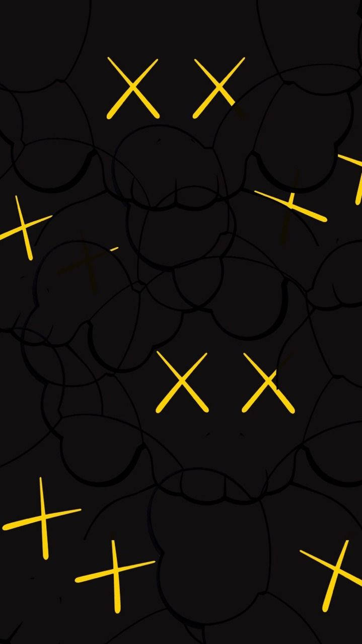 Minimalist Kaws Xx Art Wallpaper