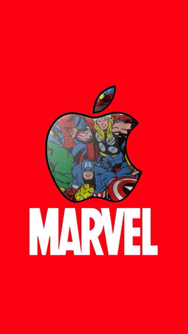 Minimalist Marvel Art Iphone Logo Wallpaper