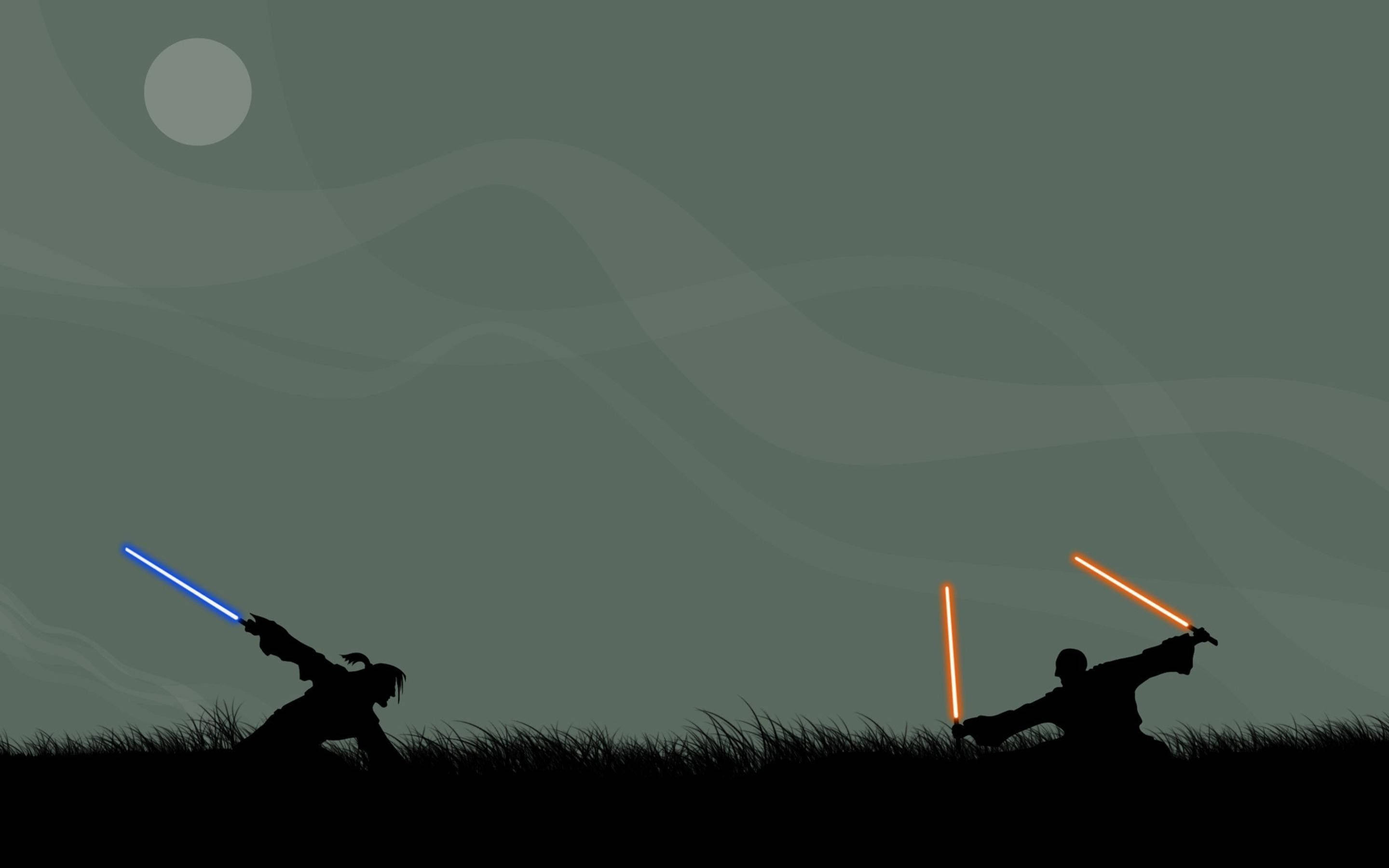 Minimalist Star Wars Display Wallpaper