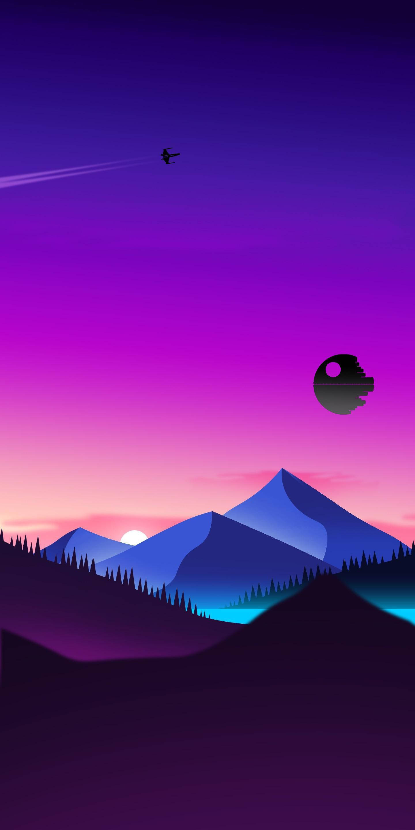 Minimalist Star Wars Representation Wallpaper