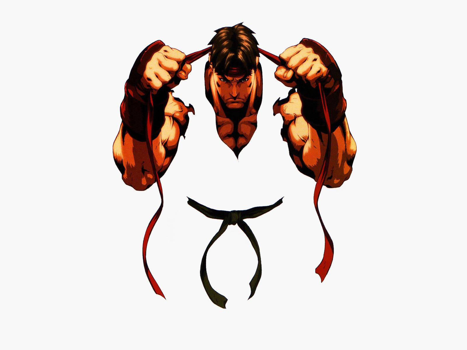 Minimalist Street Fighter Ryu Wallpaper