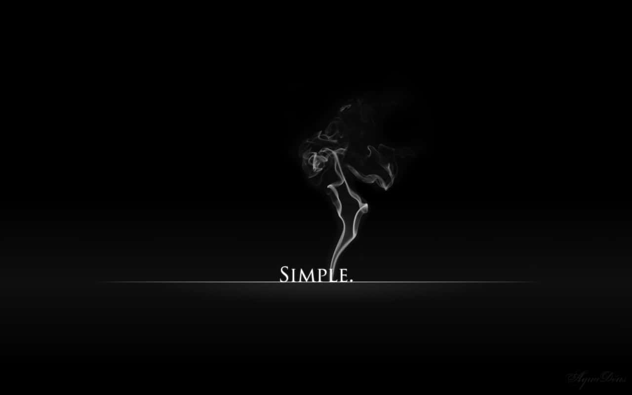 Minimalistic Black And White Image Wallpaper