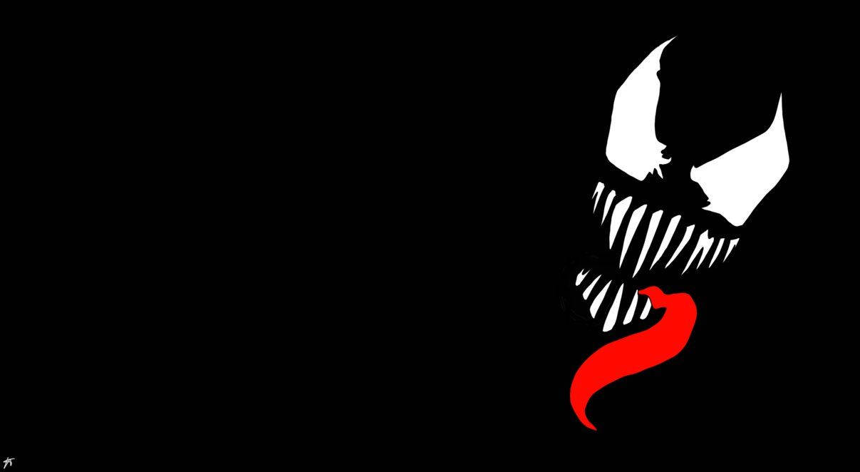 Minimalistic Venom Alien Symbiote Wallpaper