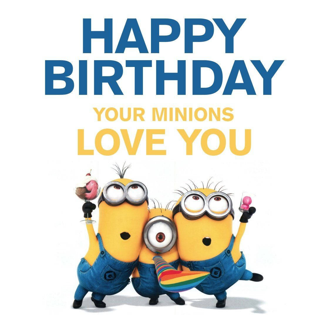 Minion Celebrating Birthday Artwork Wallpaper