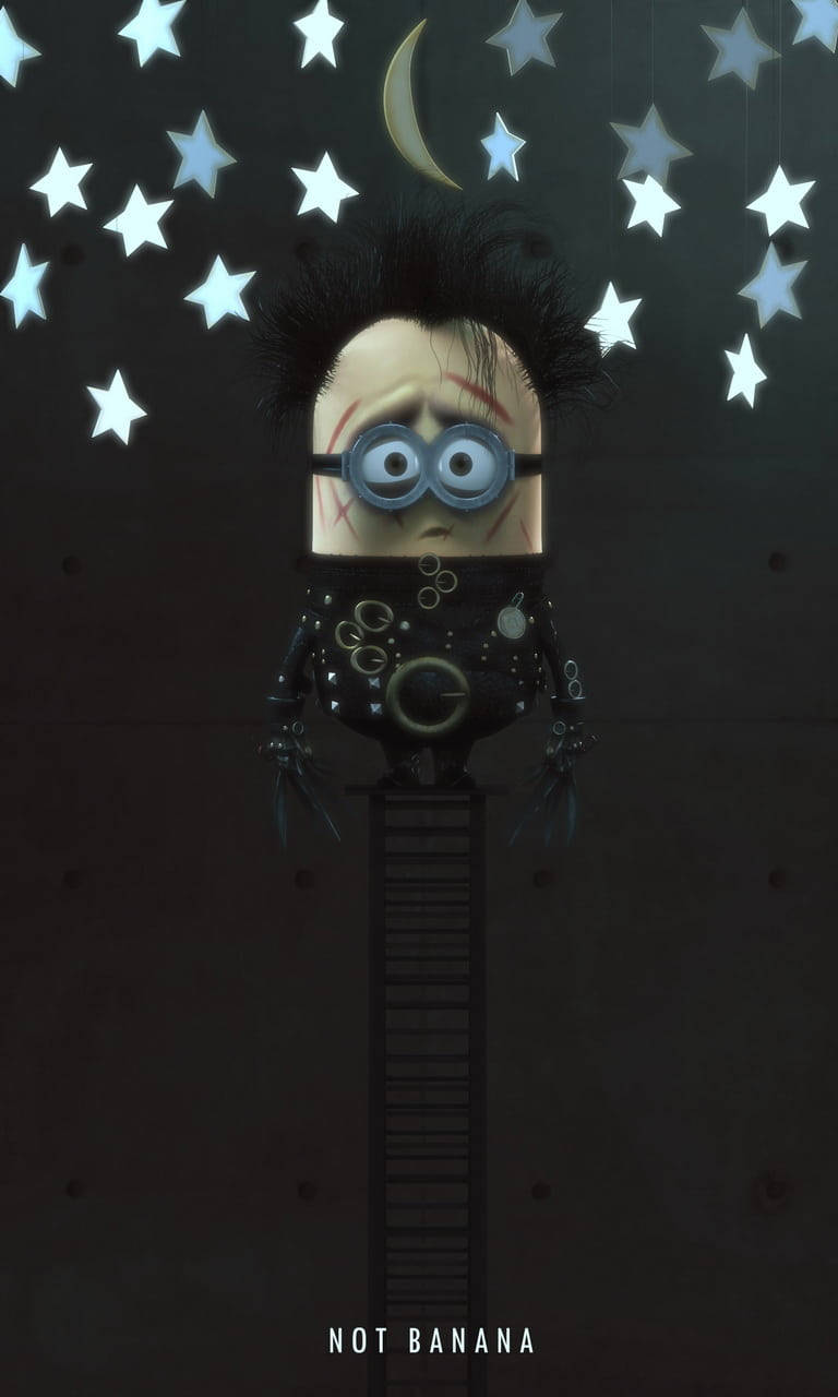 Minion Edward Scissorhands Wallpaper