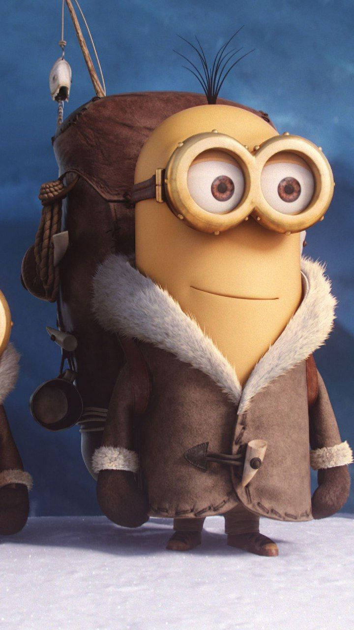 Minion In Winter Clothes Wallpaper