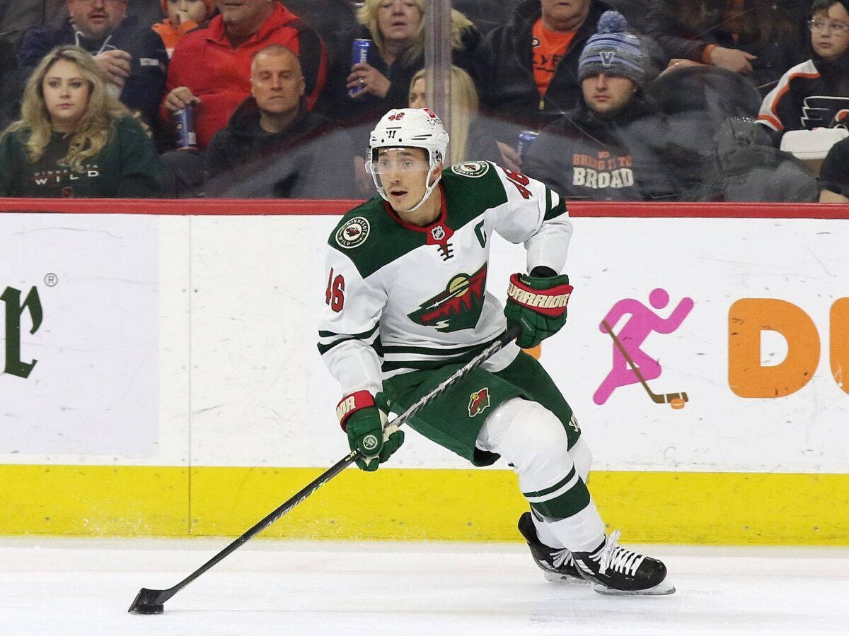 Minnesota Wild Hockey Player Jared Spurgeon Wallpaper