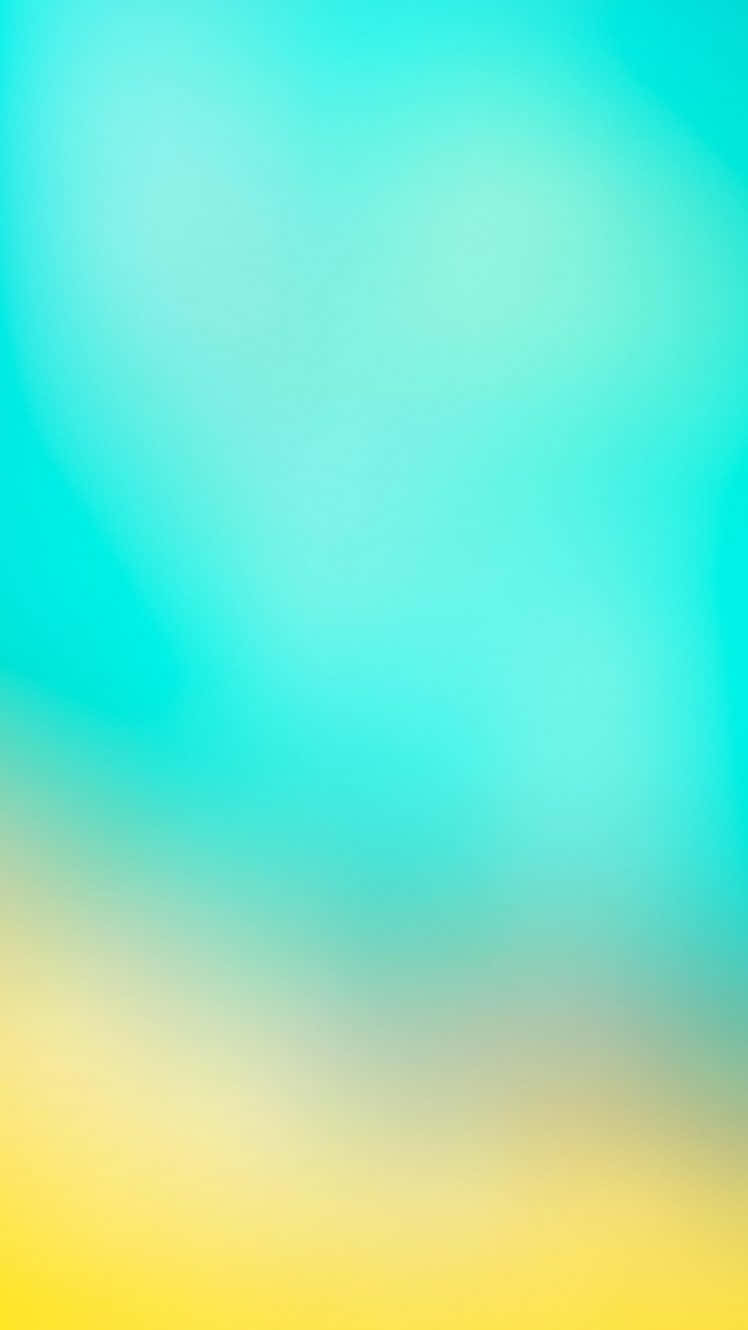 Mintgreen And Yellow Portrait Wallpaper